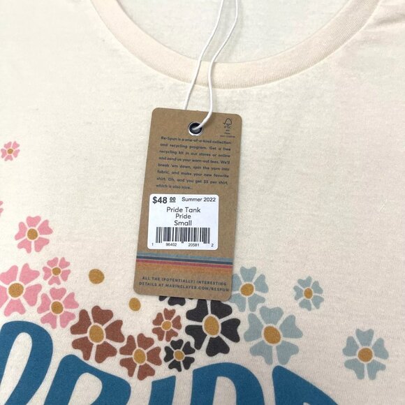 Marine Layer Pride Tank Pride Size Small NWT - Picture 3 of 4